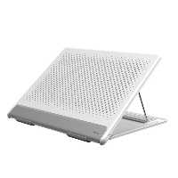 استند و خنک کننده لپ تاپ تا 15 اینچ بیسوس Baseus Mesh Portable Laptop Stand 15inch (سفید-خاکستری)