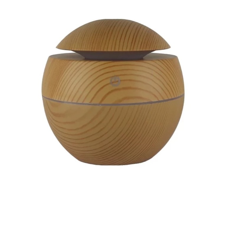 بخورسردطرح چوب،رطوبت ساز و خوشبوکننده هوا  قابل استفاده باشارژر،فندکی وپاوربانک دکمه لمسی