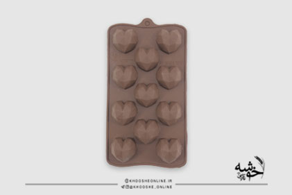 قالب سیلیکونی شکلات قلب سورپرایز