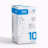 لامپ  LED کم مصرف 10 وات مهتابی و آفتابی بروکس دارای 1 سال گارانتی