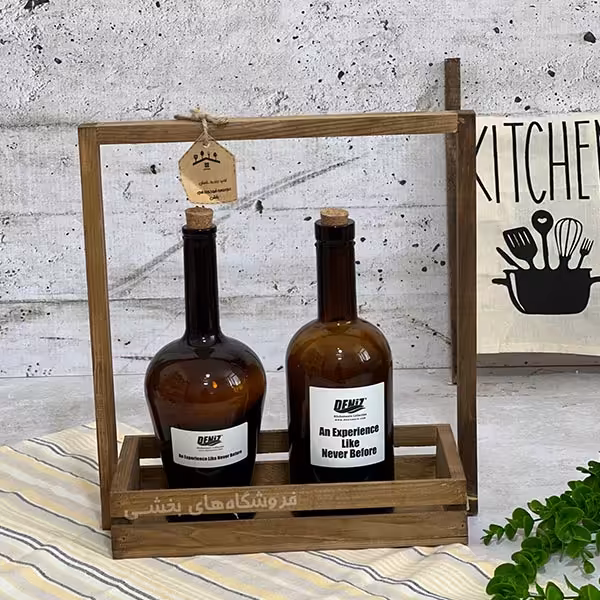 استند چوبی مدل دسته دار یک طبقه