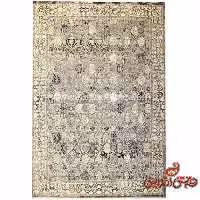 فرش زمرد مشهد برجسته طرح 24000 الماسی روشن