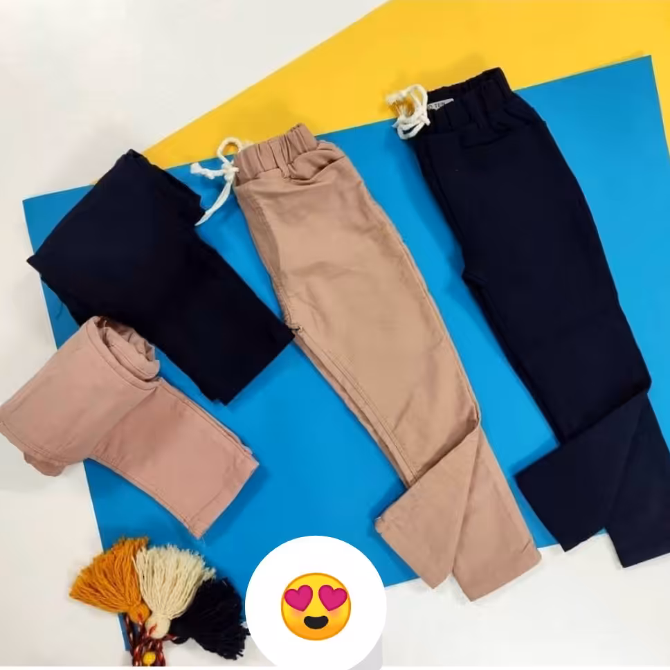 شلوار کتان کش مناسب فصل خنک و راحت نرم و لطیف مناسب دخترو پسر