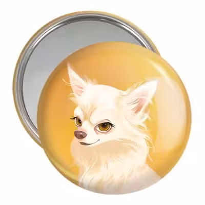 آینه جیبی خندالو مدل سگ کد 28259