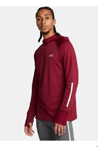 تی شرت قرمز مردانه مسطح معمولی 625 UA راه اندازی HOOD CW Under Armour