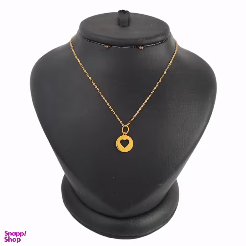گردنبند طلا 18 عیار زنانه لیردا مدل قلب ngn