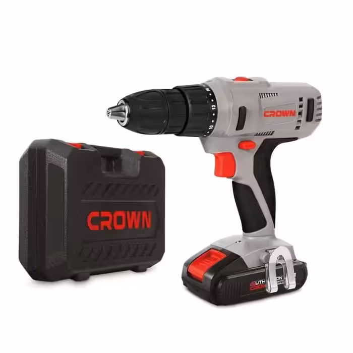 دریل شارژی کرون 18 ولت مدل CT21056L با 12 ماه گارانتی