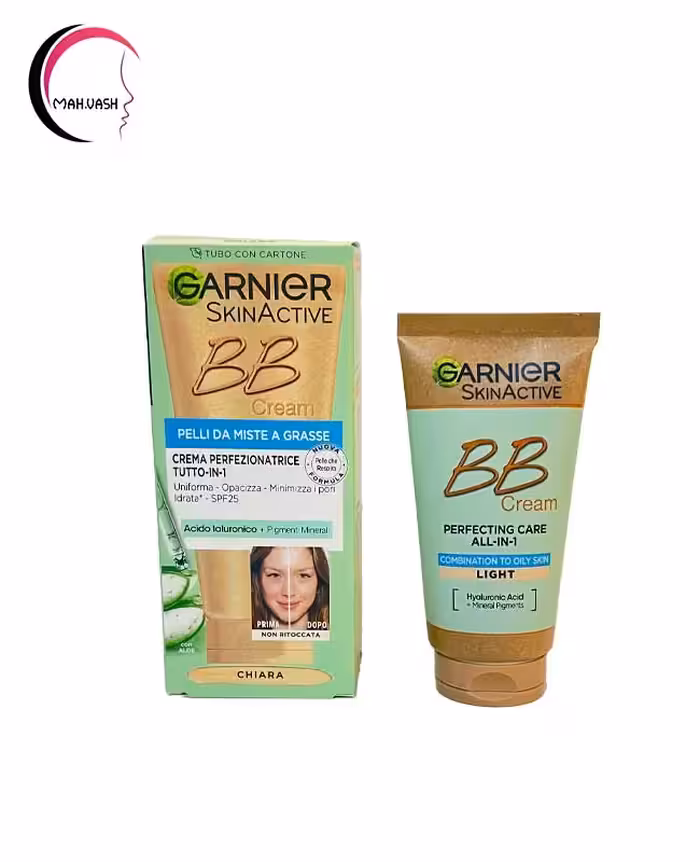 بی بی کرم spf25 گارنیر پوست مختلط و چرب