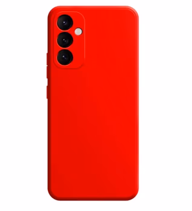 قاب گوشی سامسونگ گلکسی A25 مدل سیلیکونی محافظ لنز دار (قرمز)