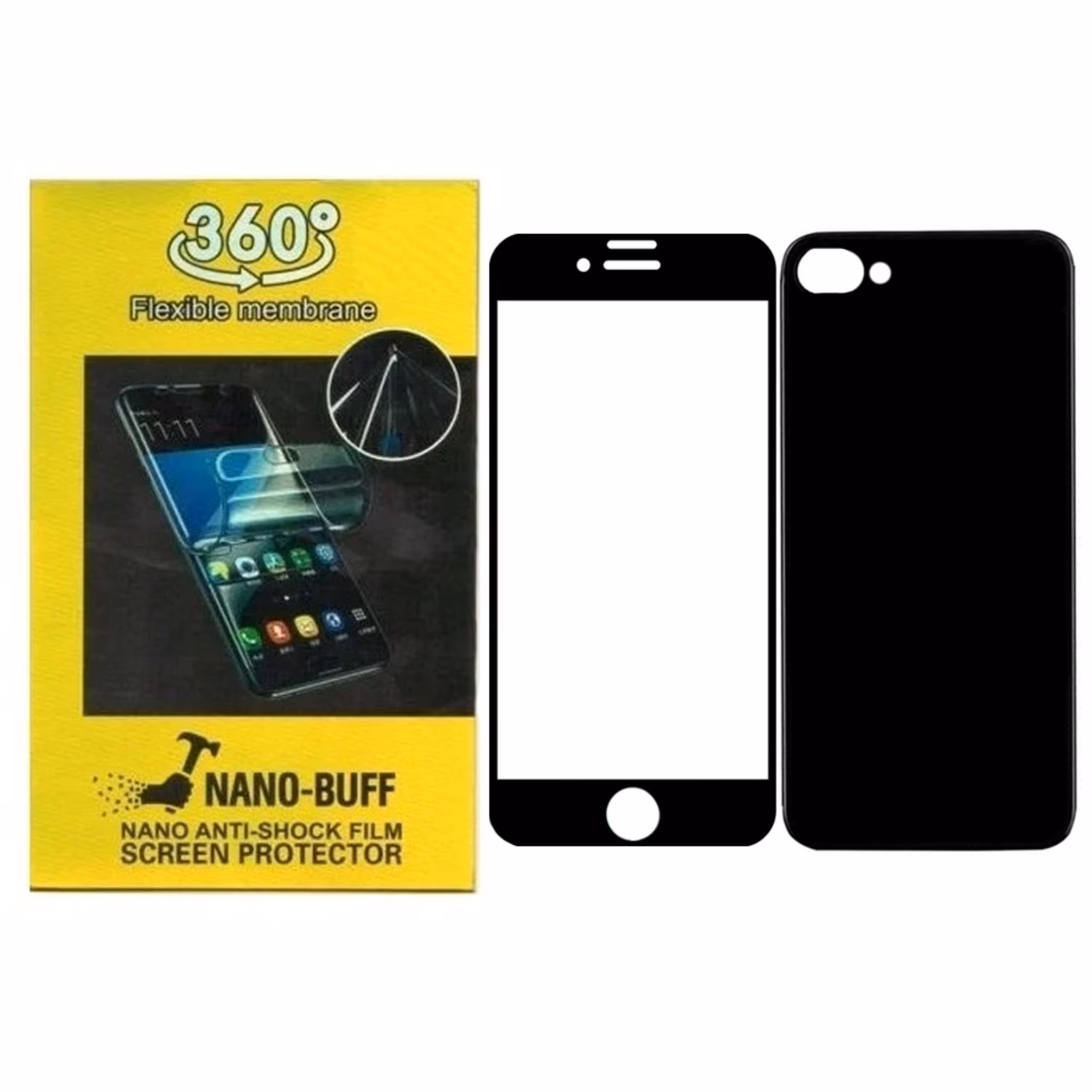 گلس صفحه نمایش و پشت گوشی 360 برای مدل اپل iPhone 7