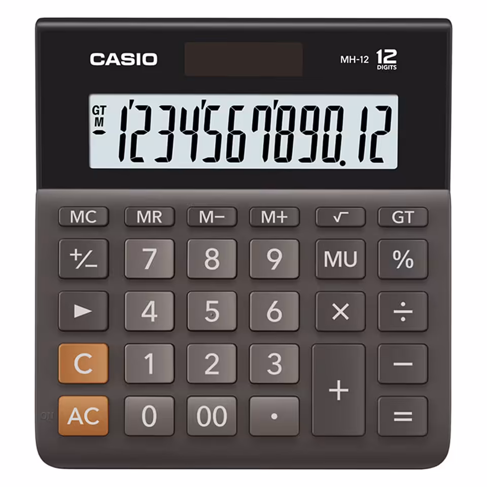 ماشین حساب کاسیو مدل MH-12