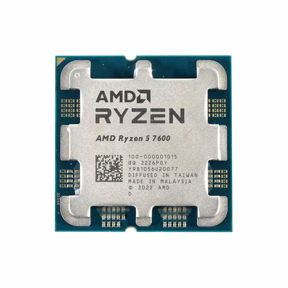 پردازنده ای ام دی AMD Ryzen 5 7600 (3.8GHz to 5.1GHz) TRAY