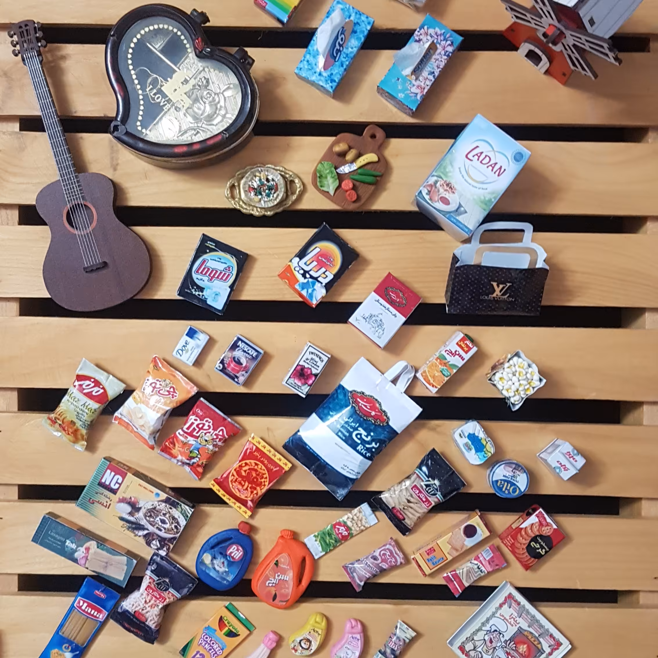 مگنت  مینیاتوری دست ساز(پک 5 عددی)