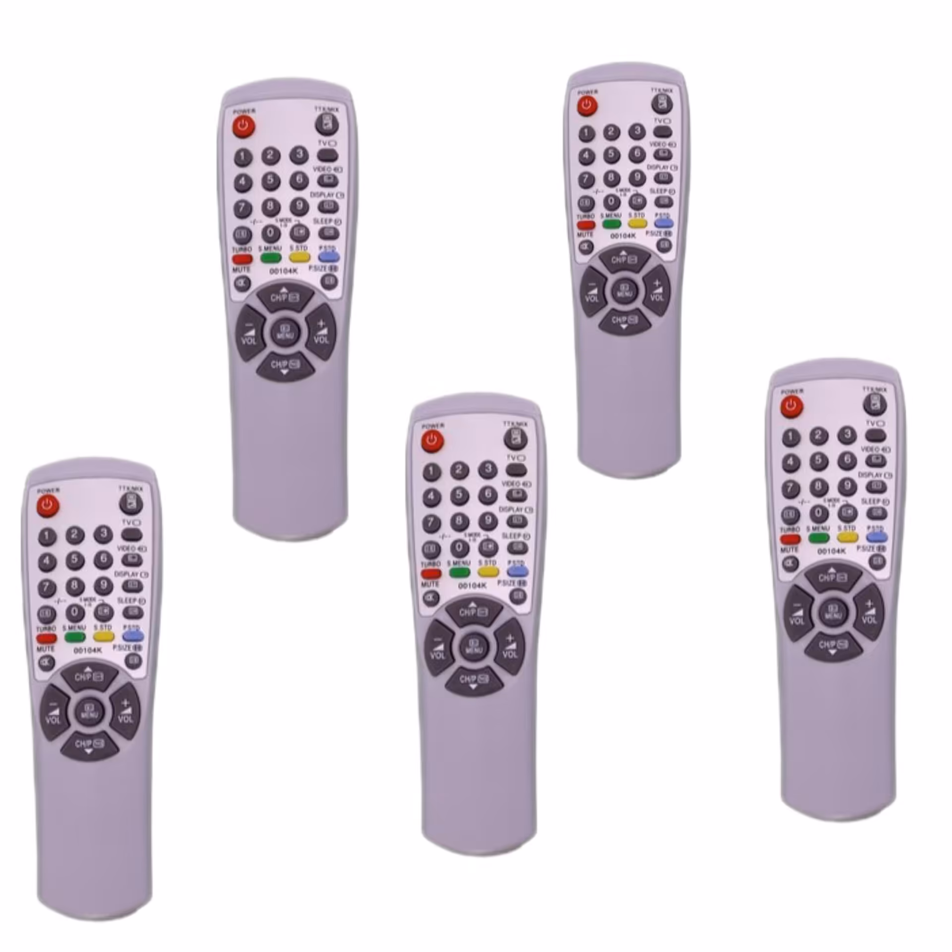 ریموت کنترل تلویزیون سامسونگ Samsung 00104k بسته پنج عددی فروش عمده الکتوبکا 383