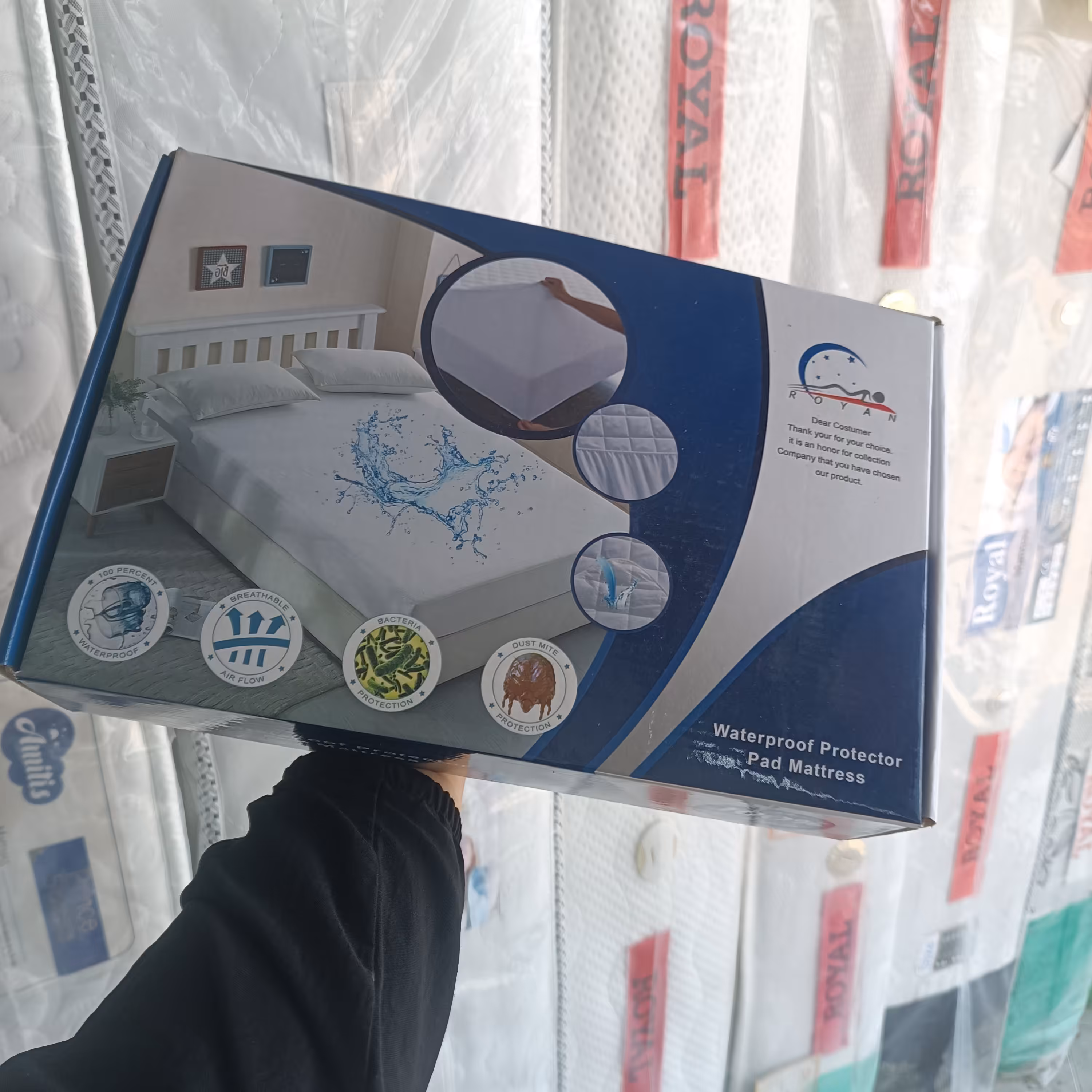 محافظ تشک لمینت 200در120