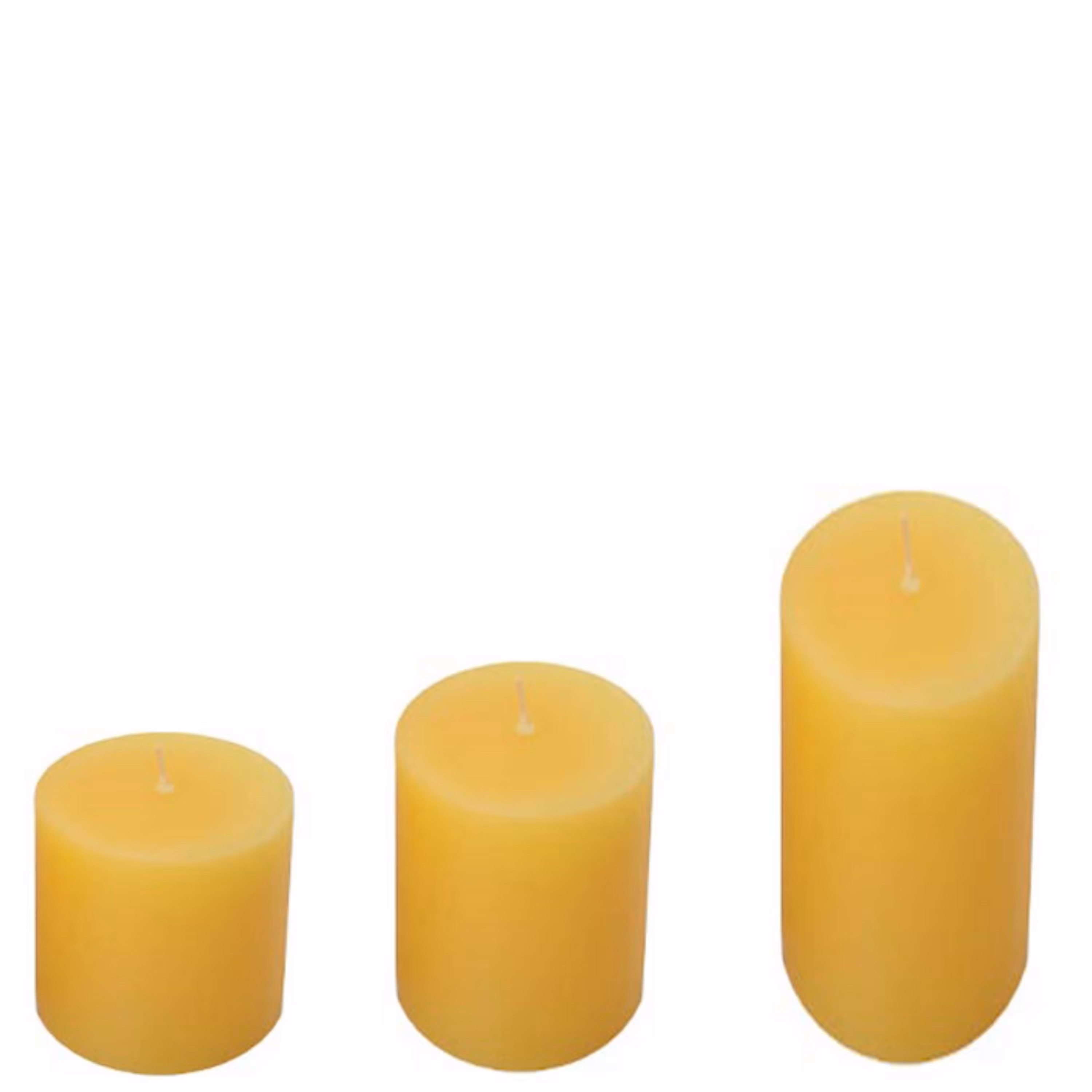 شمع استوانه ای 5711  زرد قطر 5 