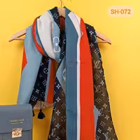 شال نخی طرحدار تابستانه خنک و سبک