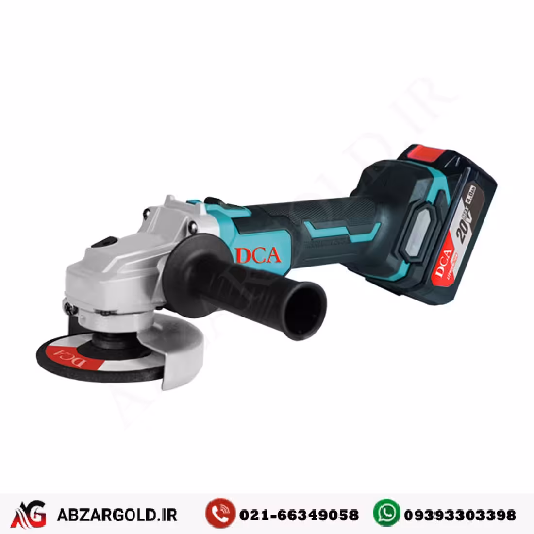 مینی فرز شارژی 125 میلیمتر 20 ولت (BRUSHLESS) DCA مدل ADSM03