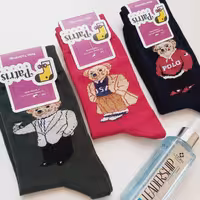 جوراب ساقدار پاتریس طرح تدی نخ پنبه درجه یک کپی از مدل ترک اسپورت هم زنانه و هم مردانه