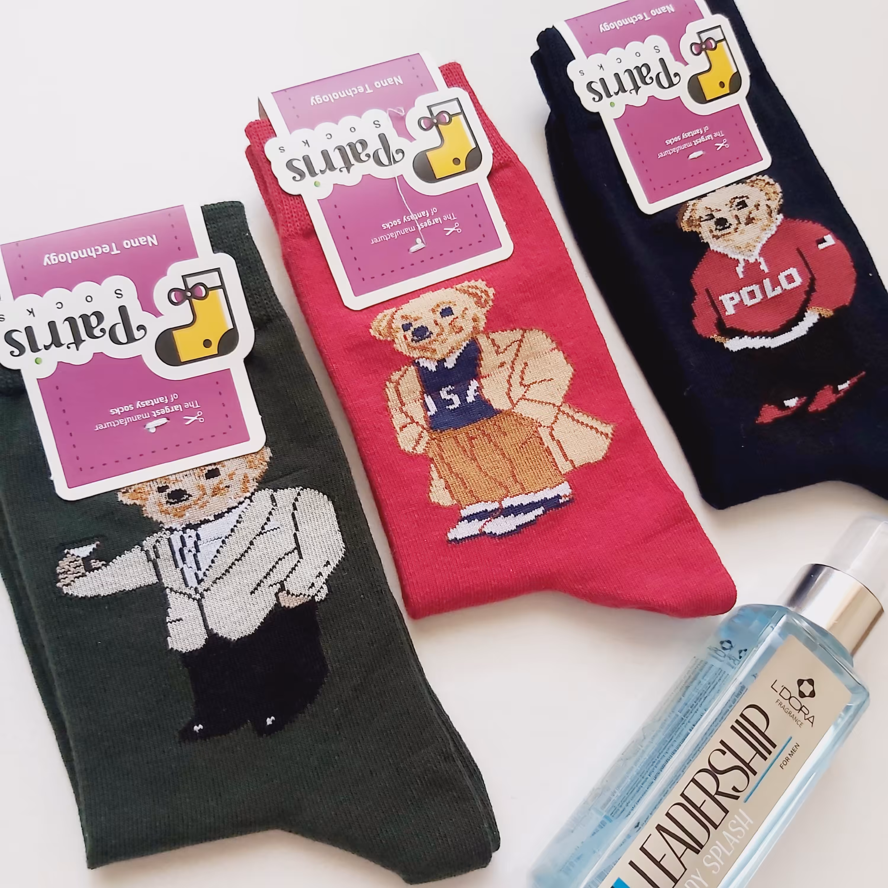 جوراب ساقدار پاتریس طرح تدی نخ پنبه درجه یک کپی از مدل ترک اسپورت هم زنانه و هم مردانه