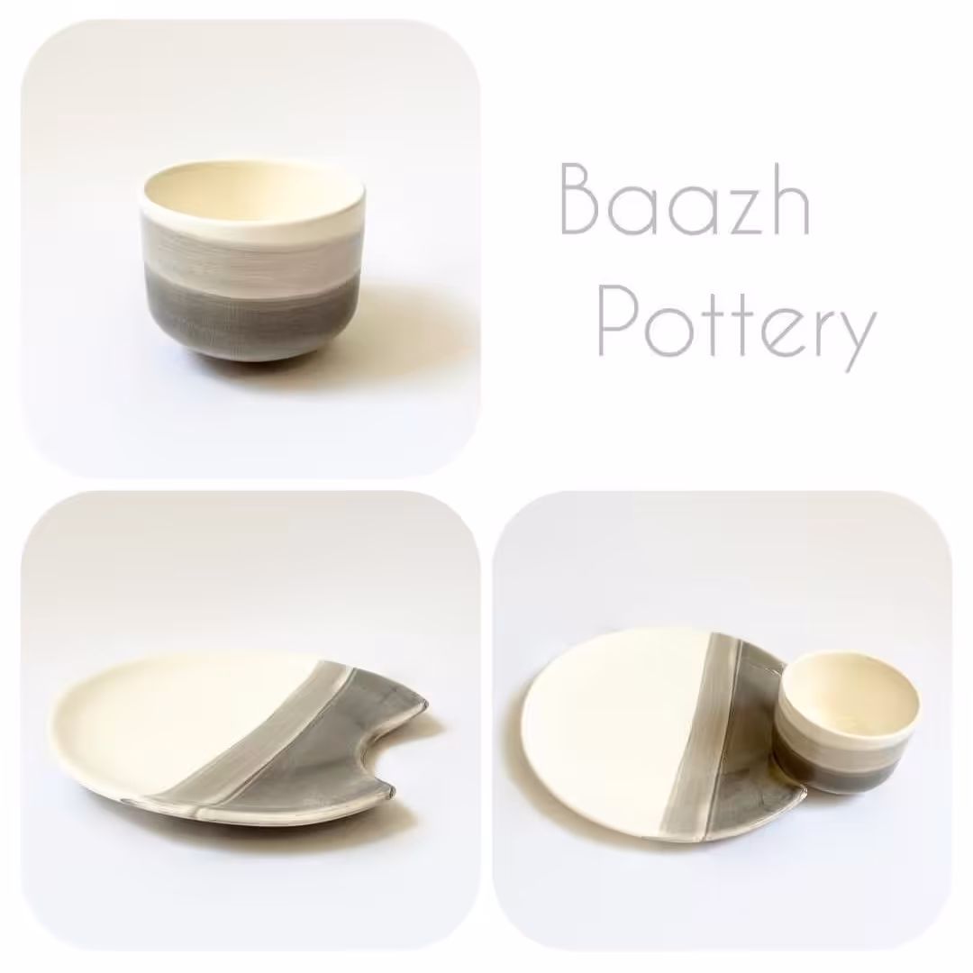 ست کاسه و بشقاب سرامیکی