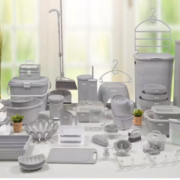 سرویس جهیزیه 58 پارچه پلاستیک لیمون