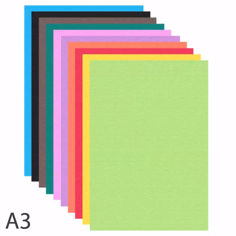 خرید مقوا A3 رنگی (10 رنگ جور)