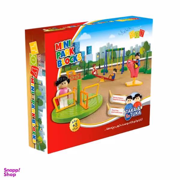 پارک ساختنی تک توی (Tak Toy) سری تارا و توکا مدل 37 تکه کد 1040 سایز مینی