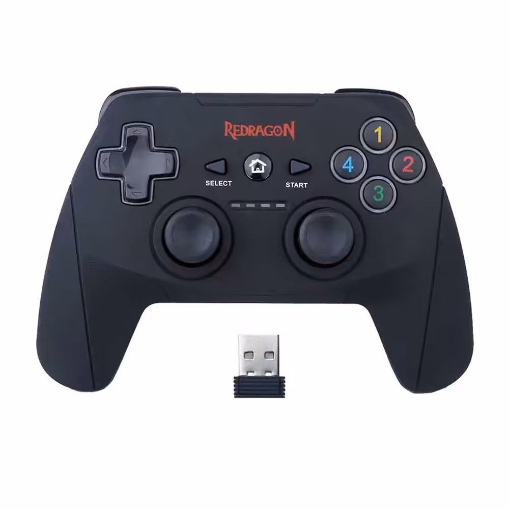 دسته بازی کامپیوتر ردراگون Redragon G808 HARROW Wireless