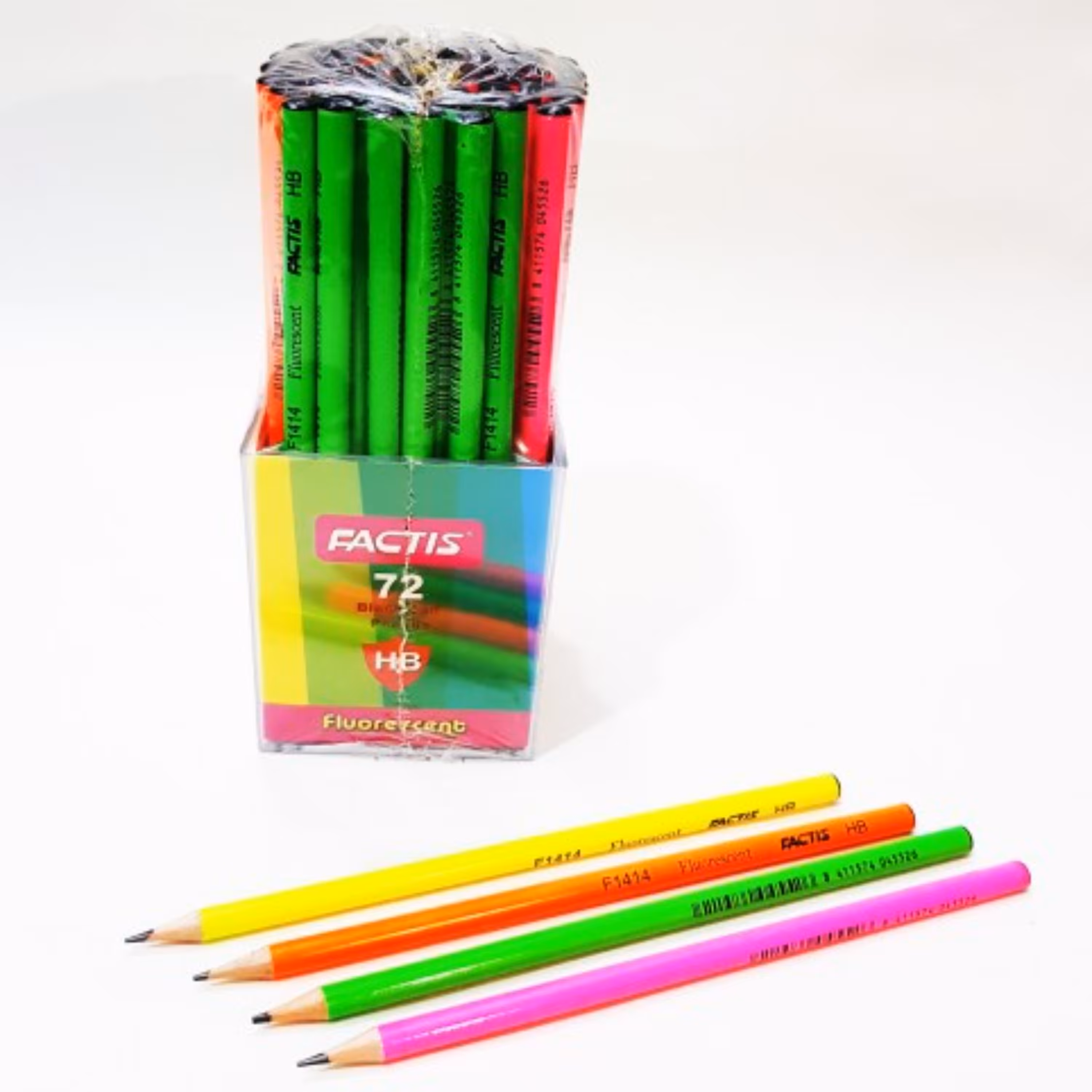 مداد مشکی فکتیس رنگ فسفوری 
