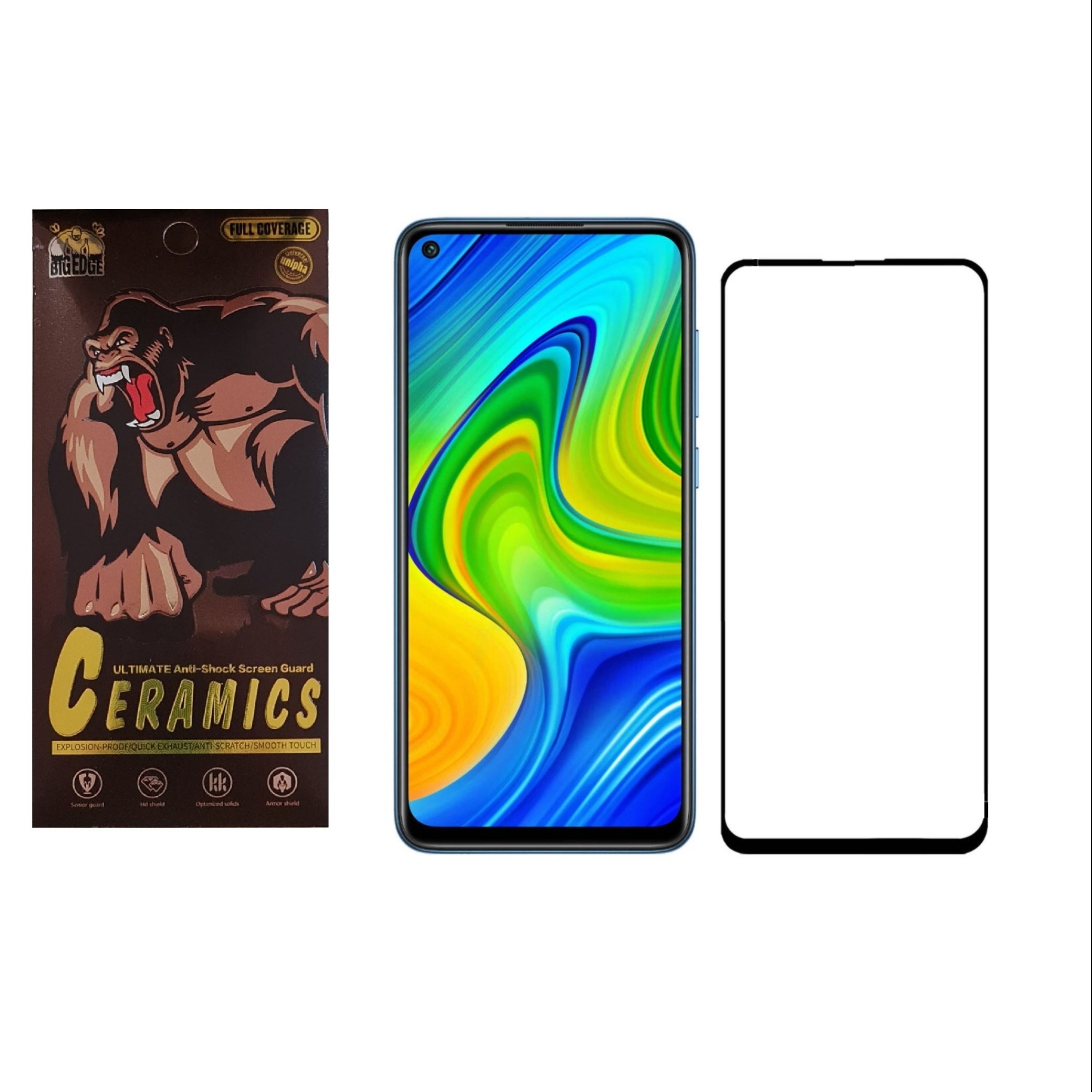 محافظ صفحه نمایش سرامیکی بیگ اج مناسب گوشی سامسونگ A51-A52-S20 F