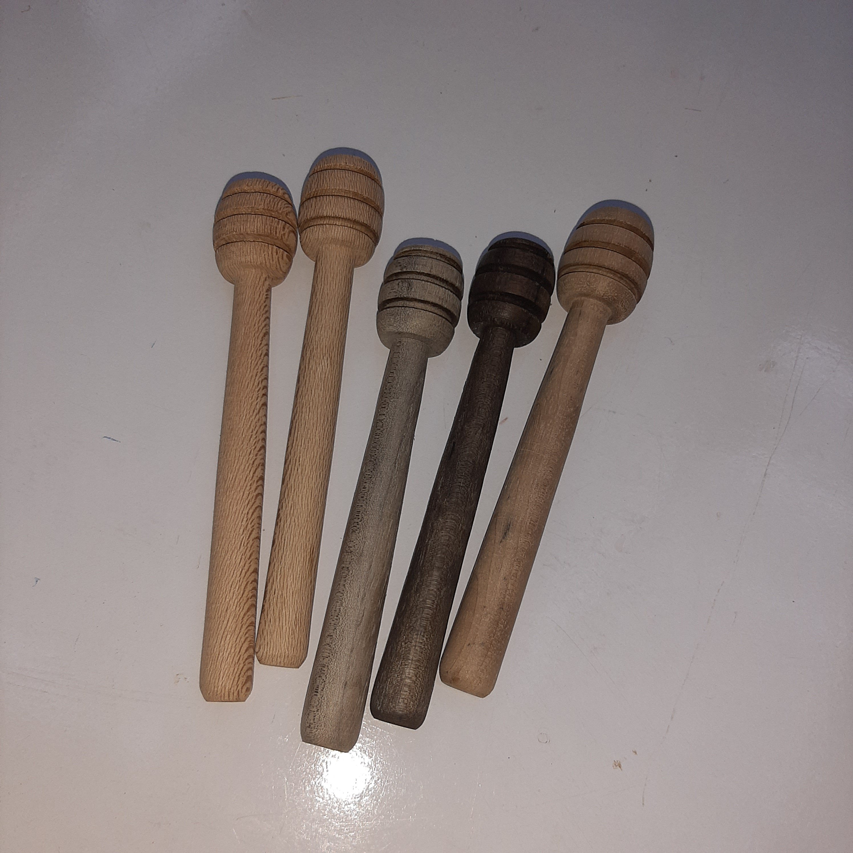 قاشق عسل چوبی 5 تایی