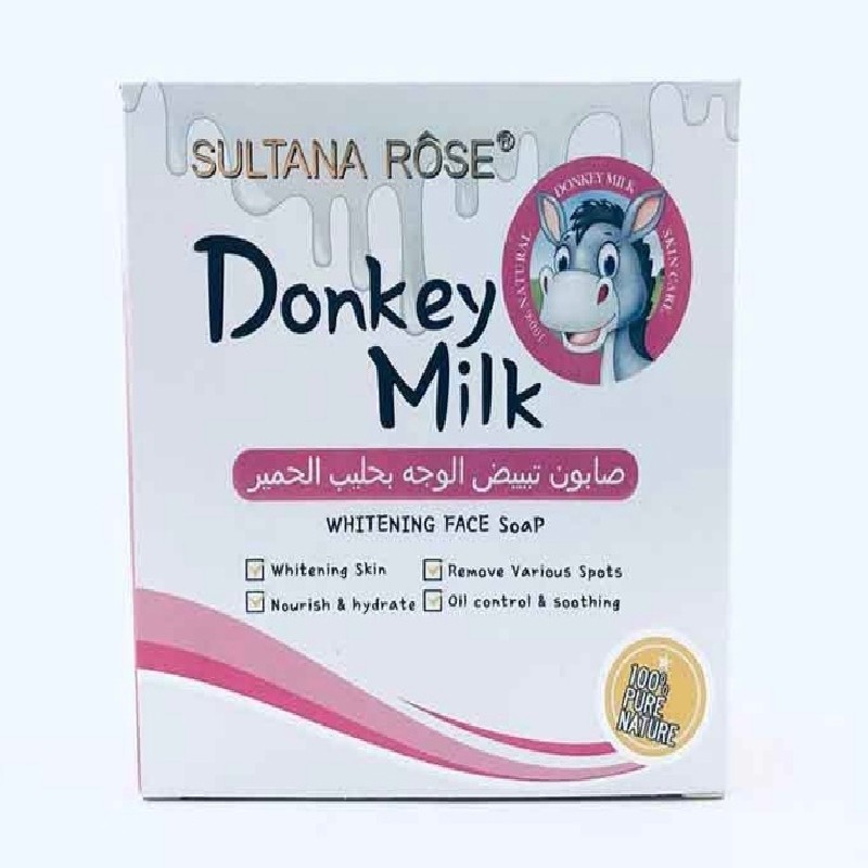 صابون شیر الاغ سلطانا رز Sultana Rose Donkey Milk حجم 100 گرم