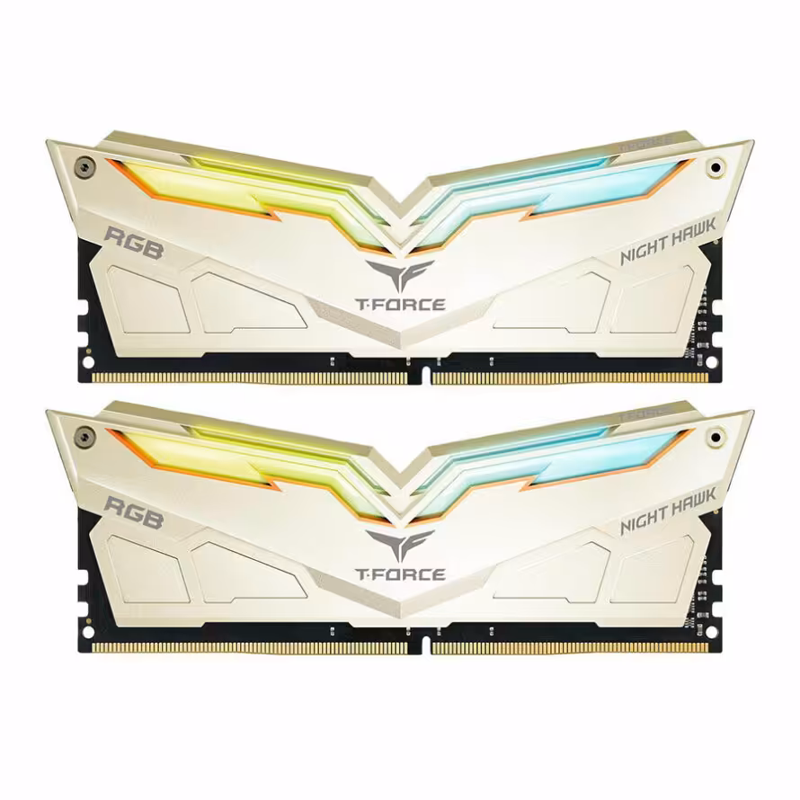 رم تیم گروپ NIGHT HAWK RGB 16GB 8GBX2 3200Mhz CL16