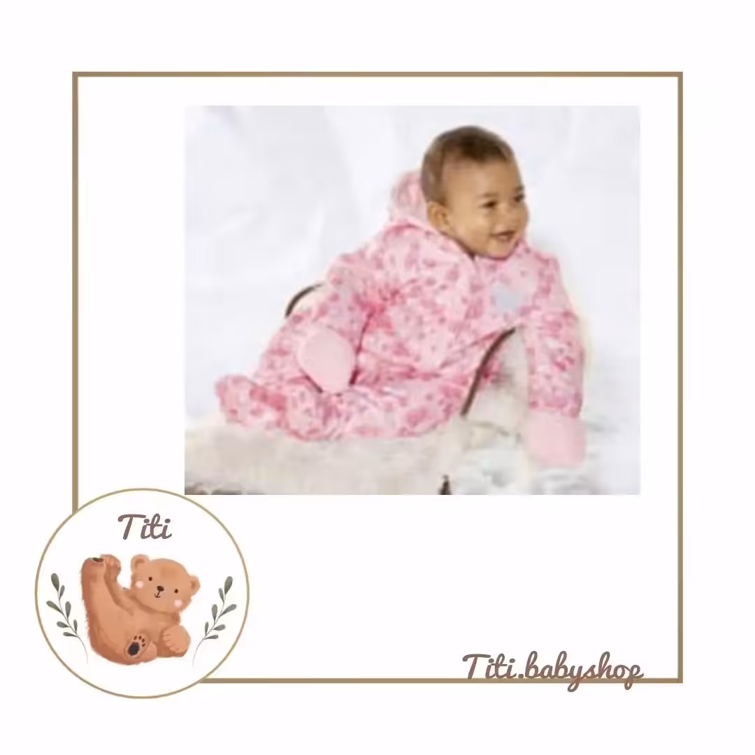 کاپشن سرهمی نوزادی برند لوپیلو آلمان سایز 0تا2ماه قد50تا56