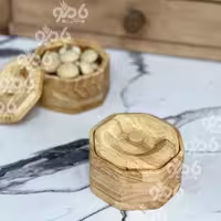 قندان چوبی رابر وود 6 گوش