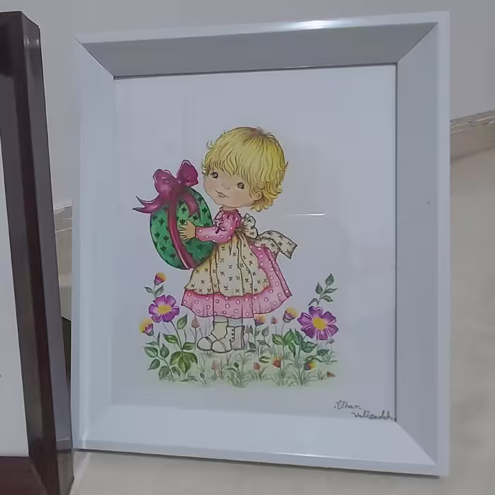 تابلو نقاشی مدادرنگی کد 01