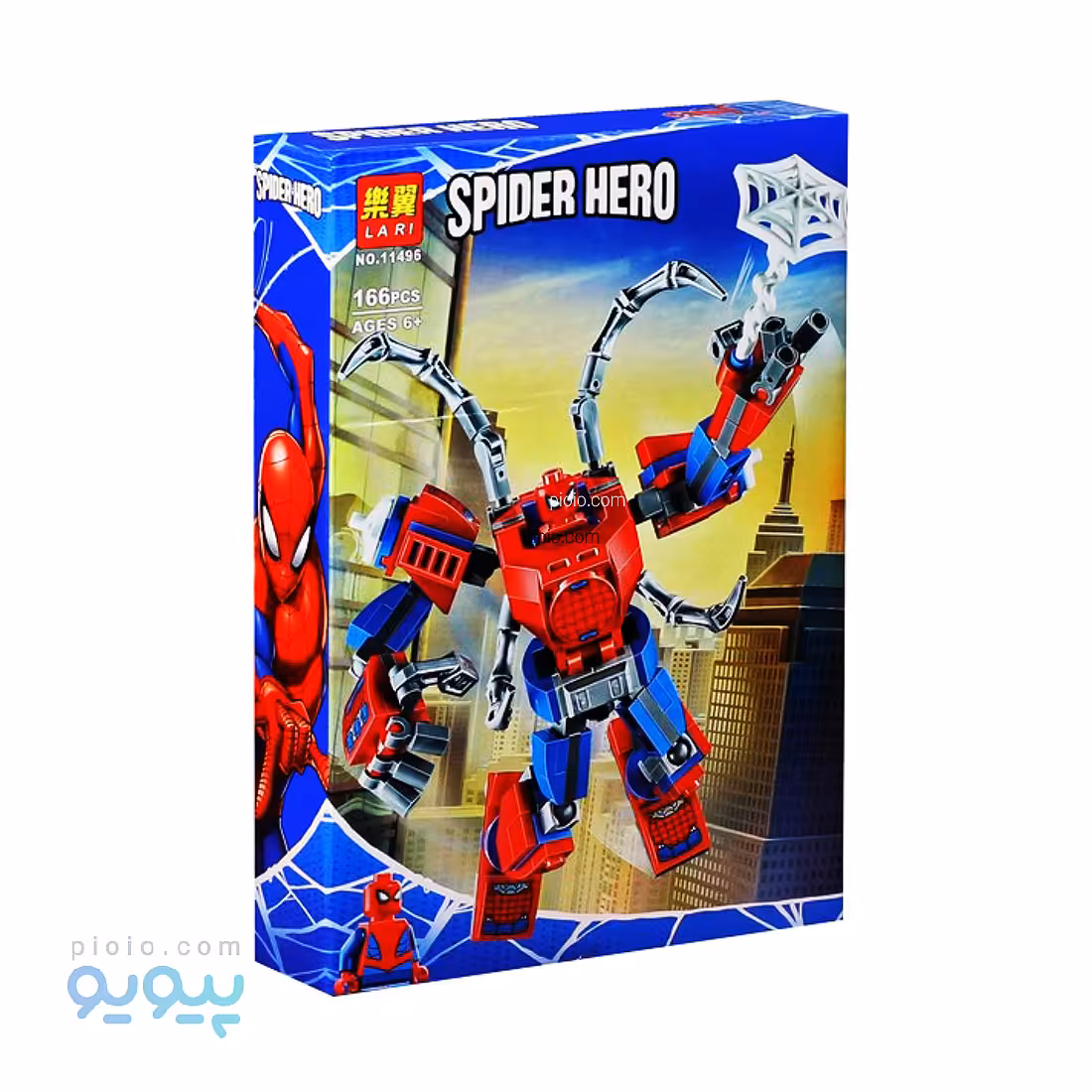 لگو ساختنی ربات اسپایدرمن برند LARI کد 11496