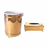 ست سطل و جعبه دستمال کاغذی طرح سنجاقک