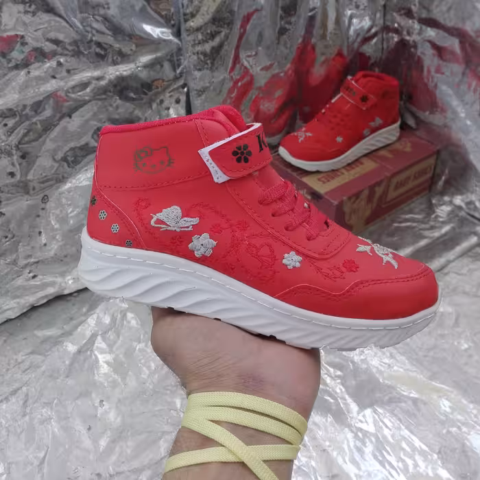 کتونی ساقدار دخترانه مدل پروانه سایز 34