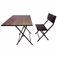 ست میز تحریر با صندلی میزیمو طرح رنگی کد 301