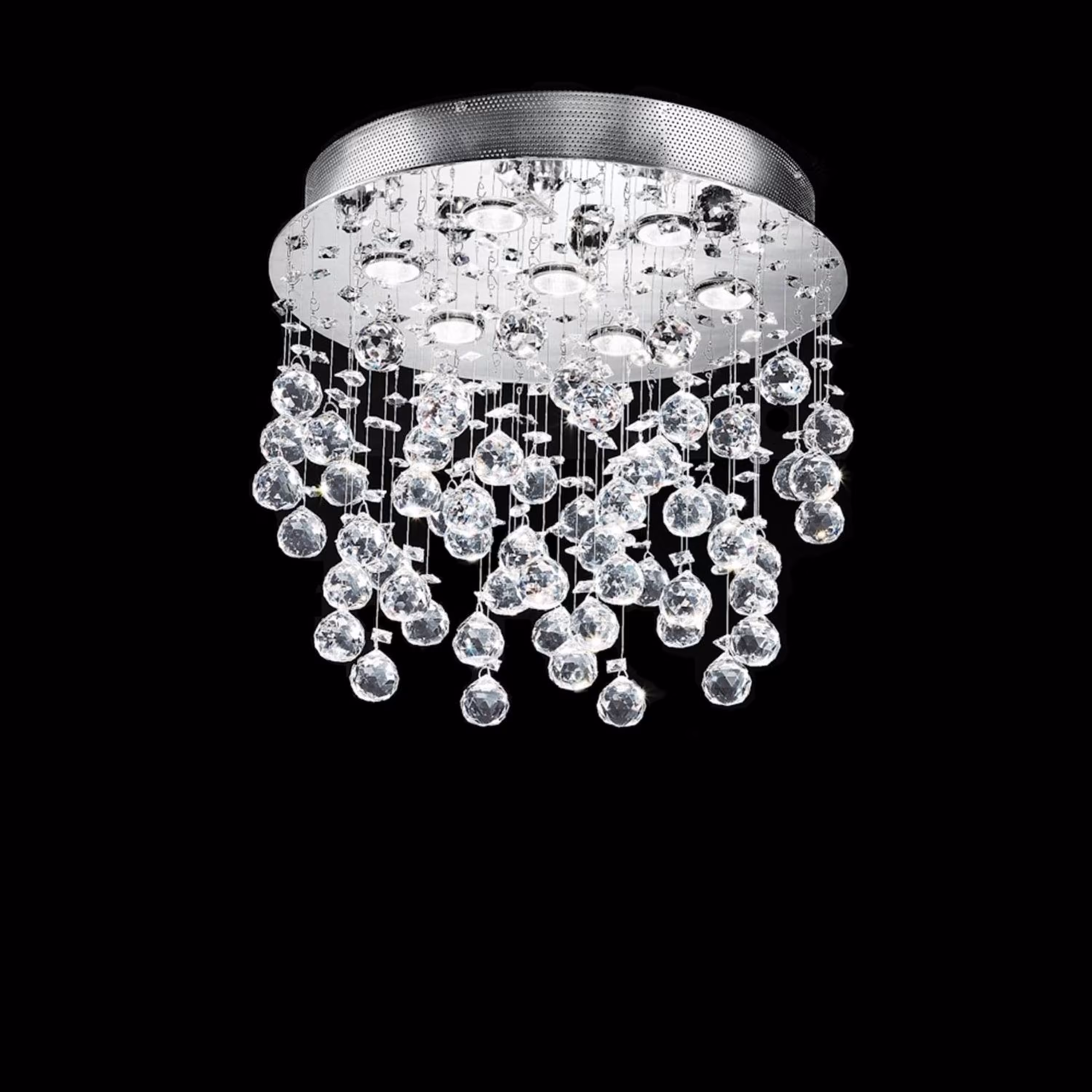 لوستر ریسه ای کریستال طرح فشن