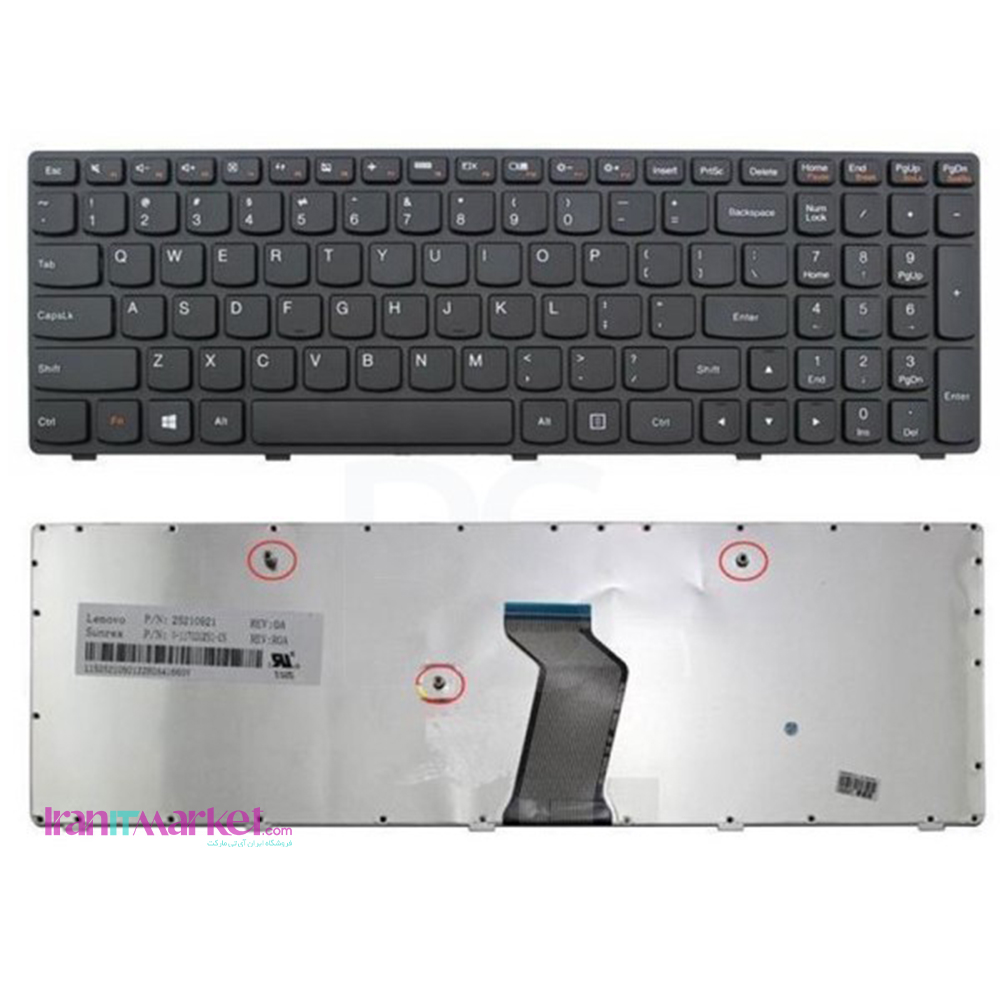 کیبورد لپ تاپ لنوو KEYBOARD LENOVO IdeaPad G710