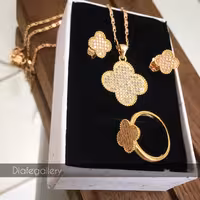 نیم ست سرویس ونکلیف طرح طلا  استیل رنگ ثابت