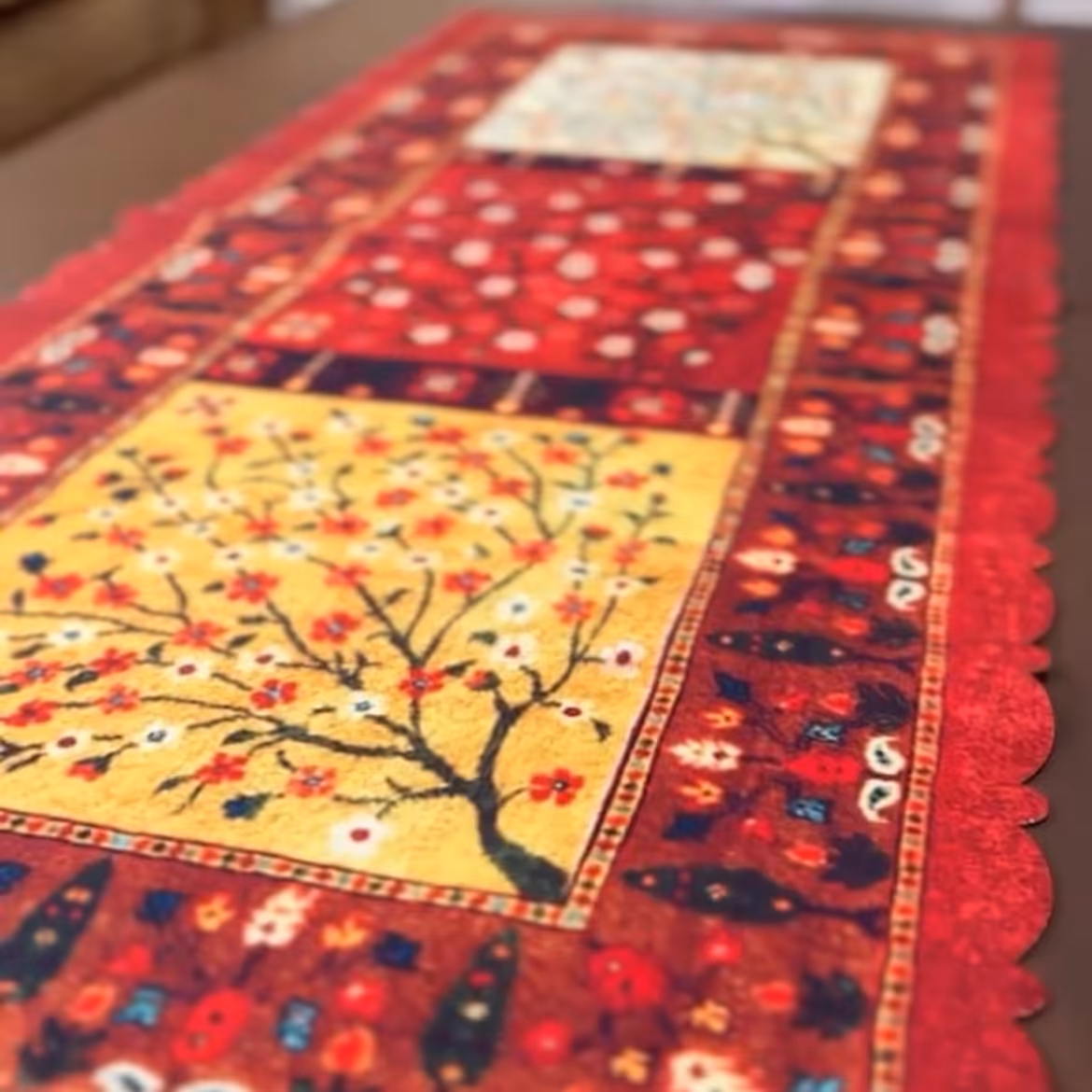 رومیزی رانر 130 در 40 از جنس مخمل 