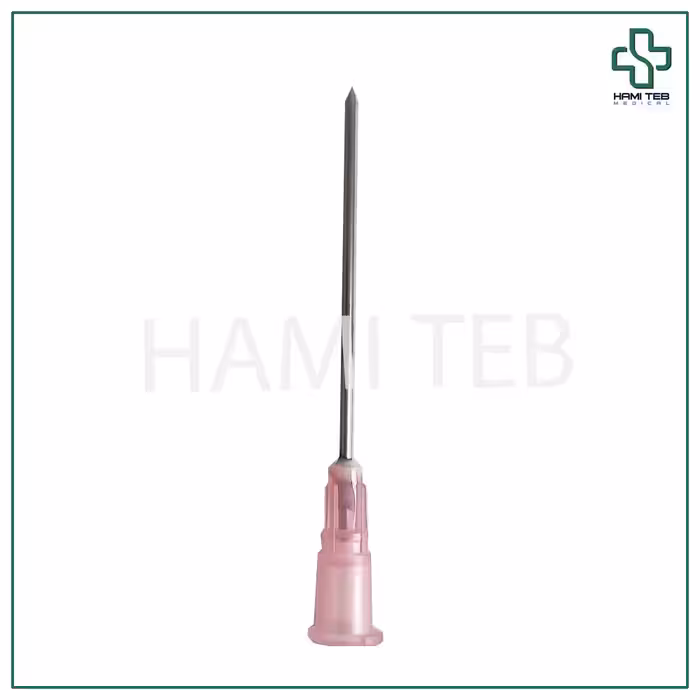 سر سوزن گیج 18 صورتی حلما طول 38 میل 150 عددی