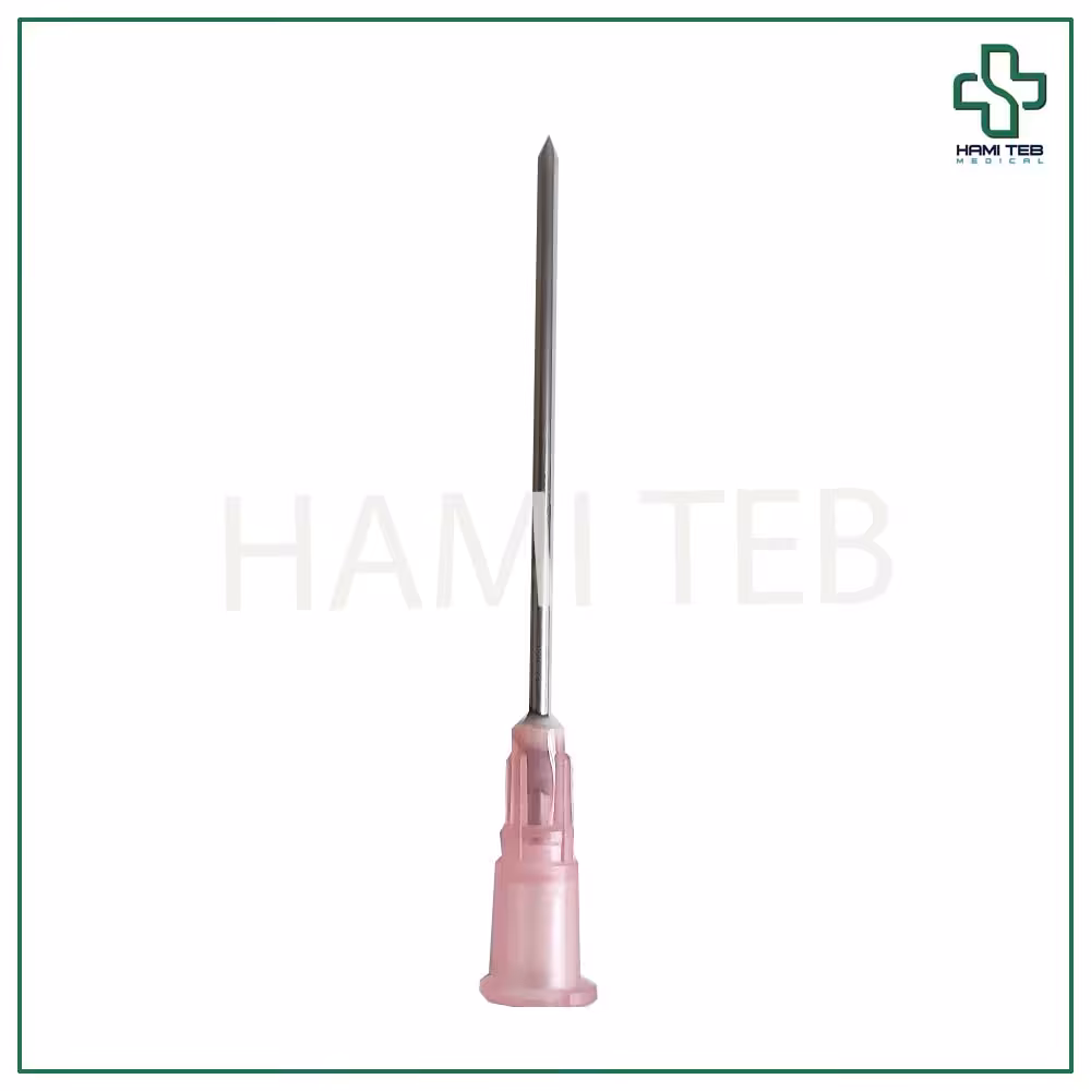 سر سوزن گیج 18 صورتی حلما طول 38 میل 150 عددی