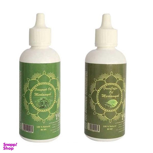 روغن تقویت کننده مو، مژه و ابرو مرهم یاب (Marhamyab) (Marhamyab) مدل شنبلیله حجم 80 میلی لیتر مجموعه 2 عددی