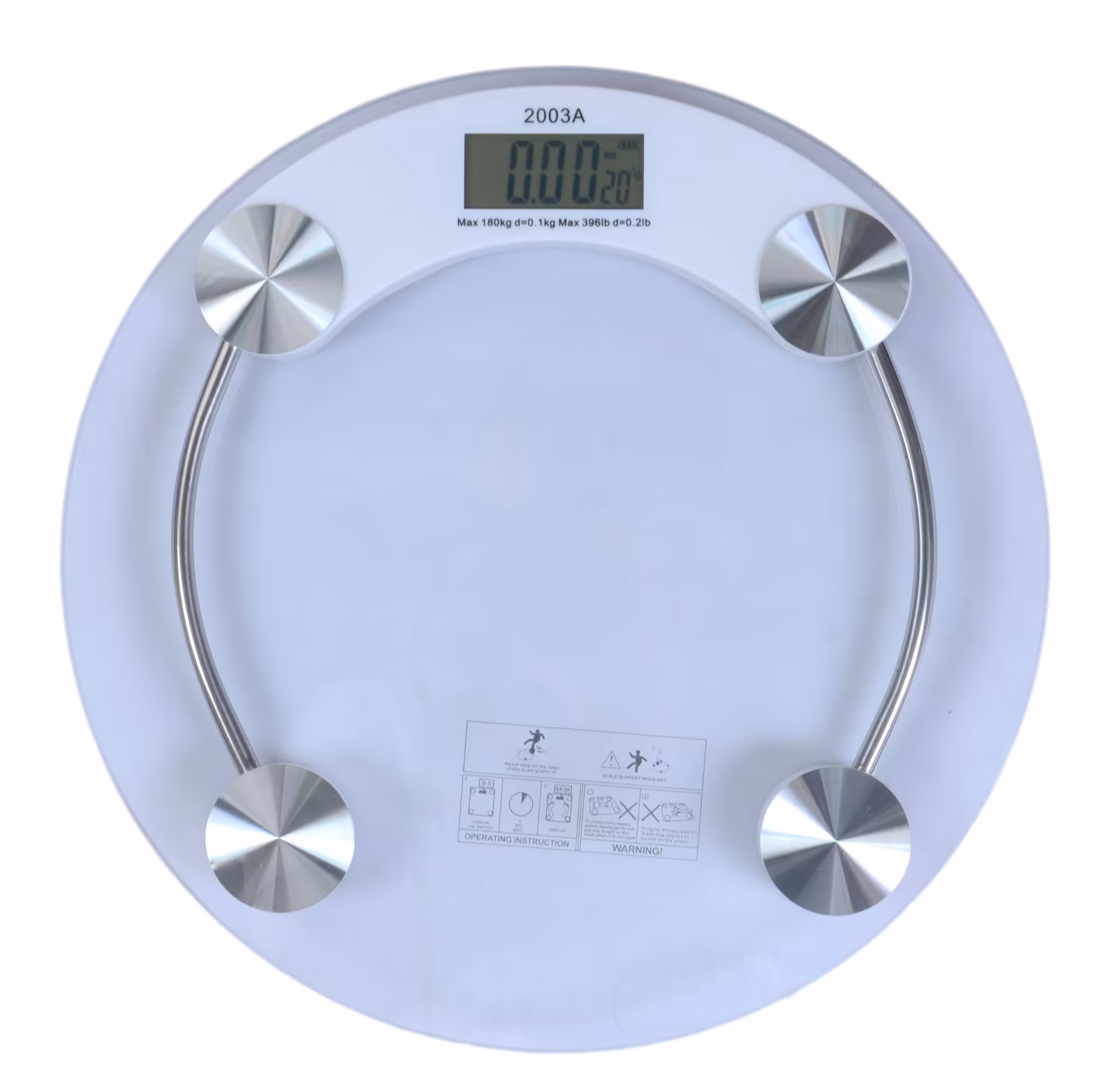 ترازو دیجیتال شیشه ایی ps بی رنگ شفاف کد 009