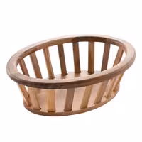 سبد نان بیضی چوبی آماهوم